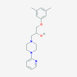 1-(3,5-Dimethylphenoxy)-3-[4-(pyridin-2-yl)piperazin-1-yl]propan-2-ol