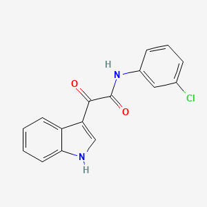 N-(3-chlorophenyl)-2-(1H-indol-3-yl)-2-oxoacetamide