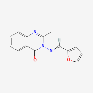 3-(Furan-2-ylmethylideneamino)-2-methylquinazolin-4-one