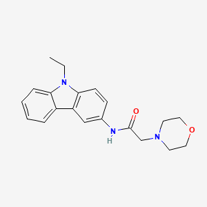 N-(9-ethylcarbazol-3-yl)-2-morpholin-4-ylacetamide