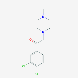 molecular formula C13H16Cl2N2O B10804154 1-(3,4-Dichlorophenyl)-2-(4-methylpiperazin-1-yl)ethanone 