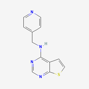 N-(pyridin-4-ylmethyl)thieno[2,3-d]pyrimidin-4-amine