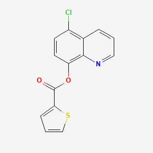 5-Chloroquinolin-8-yl thiophene-2-carboxylate