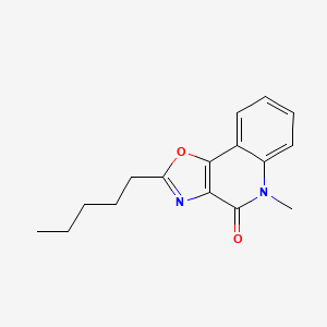 5-methyl-2-pentyl[1,3]oxazolo[4,5-c]quinolin-4(5H)-one