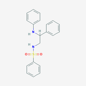 N-(2-anilino-2-phenylethyl)benzenesulfonamide