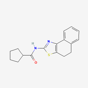 N-(4,5-dihydrobenzo[e][1,3]benzothiazol-2-yl)cyclopentanecarboxamide