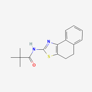 N-(4,5-dihydrobenzo[e][1,3]benzothiazol-2-yl)-2,2-dimethylpropanamide