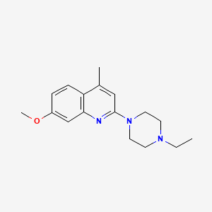 2-(4-Ethylpiperazin-1-yl)-7-methoxy-4-methylquinoline