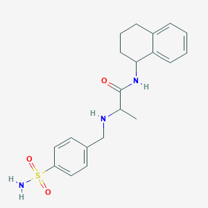 2-[(4-sulfamoylphenyl)methylamino]-N-(1,2,3,4-tetrahydronaphthalen-1-yl)propanamide