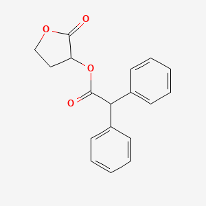 2-Oxooxolan-3-yl 2,2-diphenylacetate