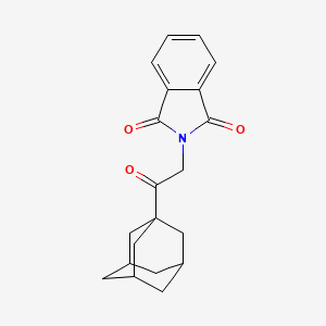 molecular formula C20H21NO3 B10804784 2-[2-(1-Adamantyl)-2-oxoethyl]isoindole-1,3-dione 