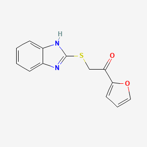 2-(1H-benzimidazol-2-ylsulfanyl)-1-(furan-2-yl)ethanone