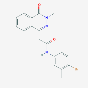 N-(4-bromo-3-methyl-phenyl)-2-(3-methyl-4-oxo-phthalazin-1-yl)acetamide