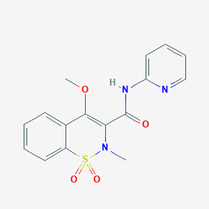 molecular formula C16H15N3O4S B108051 甲基吡罗昔康 CAS No. 76780-03-5