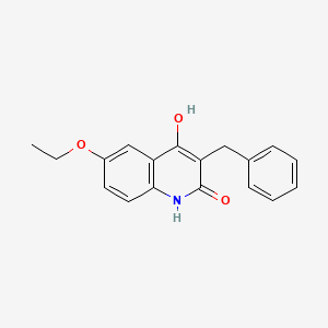 3-benzyl-6-ethoxy-4-hydroxy-1H-quinolin-2-one