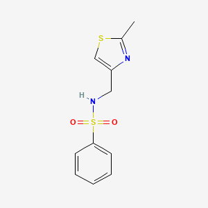 N-((2-methylthiazol-4-yl)methyl)benzenesulfonamide