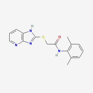 N-(2,6-Dimethylphenyl)-2-{3H-imidazo[4,5-B]pyridin-2-ylsulfanyl}acetamide