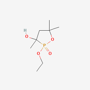 B10805412 cis-2-Ethoxy-3,5,5-trimethyl-1,2-oxaphospholan-3-ol 2-oxide CAS No. 39770-54-2