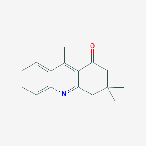 molecular formula C16H17NO B10805413 3,3,9-Trimethyl-3,4-dihydroacridin-1(2H)-one 