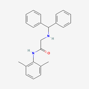 2-(benzhydrylamino)-N-(2,6-dimethylphenyl)acetamide