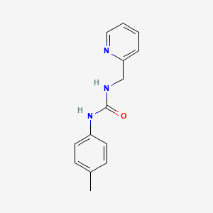 molecular formula C14H15N3O B10805649 1-(4-Methylphenyl)-3-(pyridin-2-ylmethyl)urea 