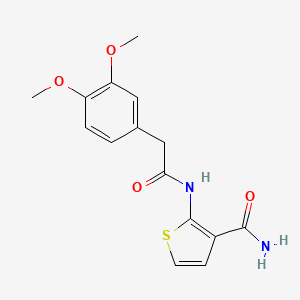 2-(2-(3,4-Dimethoxyphenyl)acetamido)thiophene-3-carboxamide