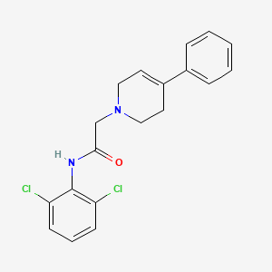 N-(2,6-dichlorophenyl)-2-(4-phenyl-3,6-dihydro-2H-pyridin-1-yl)acetamide