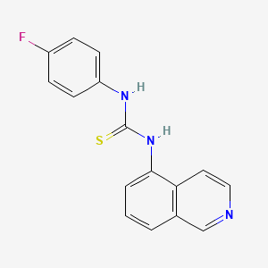 1-(4-Fluorophenyl)-3-(isoquinolin-5-yl)thiourea