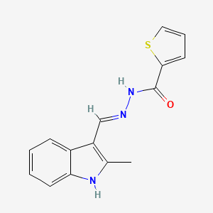 N'-[(2-methyl-1H-indol-3-yl)methylene]-2-thiophenecarbohydrazide