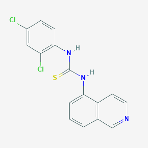 1-(2,4-Dichlorophenyl)-3-(isoquinolin-5-yl)thiourea