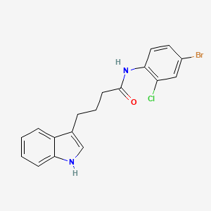 N-(4-bromo-2-chlorophenyl)-4-(1H-indol-3-yl)butanamide