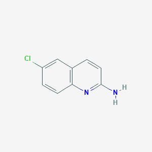 molecular formula C9H7ClN2 B108063 6-氯喹啉-2-胺 CAS No. 18672-02-1