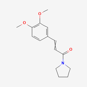 1-[3-(3,4-Dimethoxyphenyl)-2-propenoyl]pyrrolidine