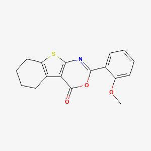 2-(2-Methoxyphenyl)-5,6,7,8-tetrahydro-4H-benzo[4,5]thieno[2,3-d][1,3]oxazin-4-one