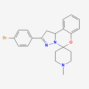 2'-(4-Bromophenyl)-1-methyl-1',10b'-dihydrospiro[piperidine-4,5'-pyrazolo[1,5-c][1,3]benzoxazine]