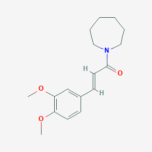 (E)-1-(azepan-1-yl)-3-(3,4-dimethoxyphenyl)prop-2-en-1-one