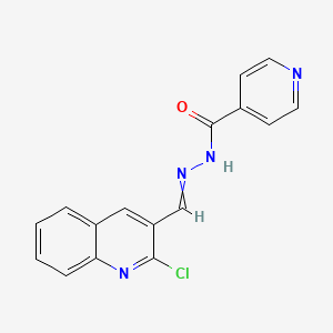 N'-[(2-chloroquinolin-3-yl) methylene]isonicotinohydrazide