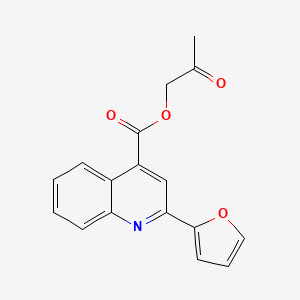 2-Oxopropyl 2-(furan-2-yl)quinoline-4-carboxylate