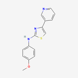 N-(4-methoxyphenyl)-4-pyridin-3-yl-1,3-thiazol-2-amine