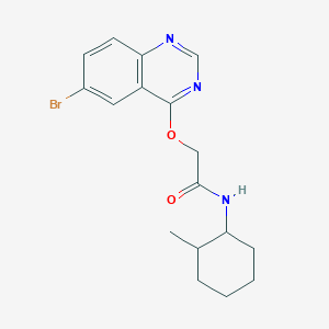 2-(6-bromoquinazolin-4-yl)oxy-N-(2-methylcyclohexyl)acetamide