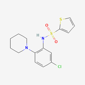 N-(5-chloro-2-piperidin-1-ylphenyl)thiophene-2-sulfonamide