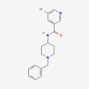 N-(1-benzylpiperidin-4-yl)-5-bromopyridine-3-carboxamide