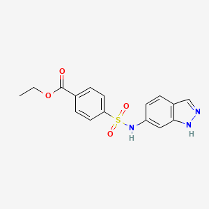 ethyl 4-(1H-indazol-6-ylsulfamoyl)benzoate