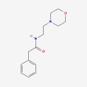 N-(2-morpholin-4-ylethyl)-2-phenylacetamide