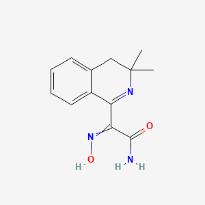 2-(3,3-Dimethyl-3,4-dihydro-1-isoquinolyl)-2-(hydroxyimino)acetamide