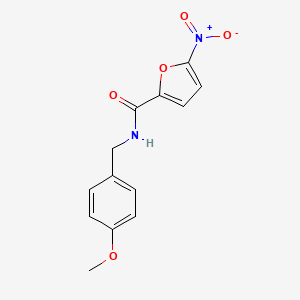 N-[(4-methoxyphenyl)methyl]-5-nitrofuran-2-carboxamide