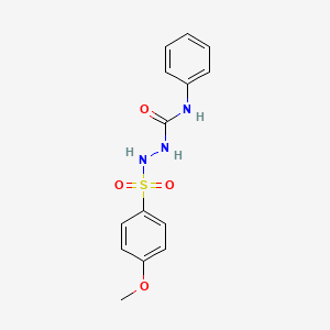 1-[(4-Methoxyphenyl)sulfonylamino]-3-phenylurea