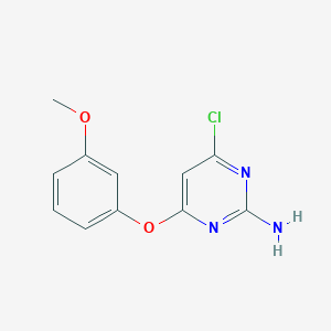 4-Chloro-6-(3-methoxyphenoxy)pyrimidin-2-amine