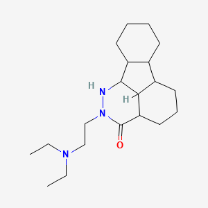 molecular formula C20H35N3O B10807033 3-[2-(Diethylamino)ethyl]-2,3-diazatetracyclo[7.6.1.05,16.010,15]hexadecan-4-one 