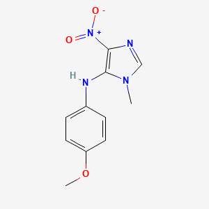 N-(4-methoxyphenyl)-3-methyl-5-nitroimidazol-4-amine